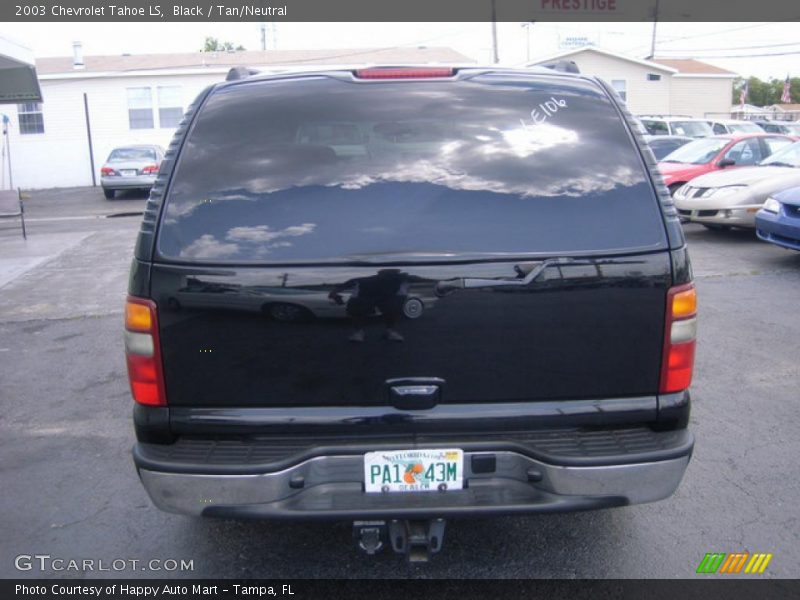 Black / Tan/Neutral 2003 Chevrolet Tahoe LS