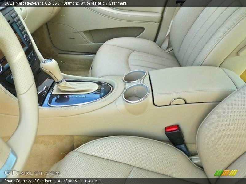 Diamond White Metallic / Cashmere 2011 Mercedes-Benz CLS 550