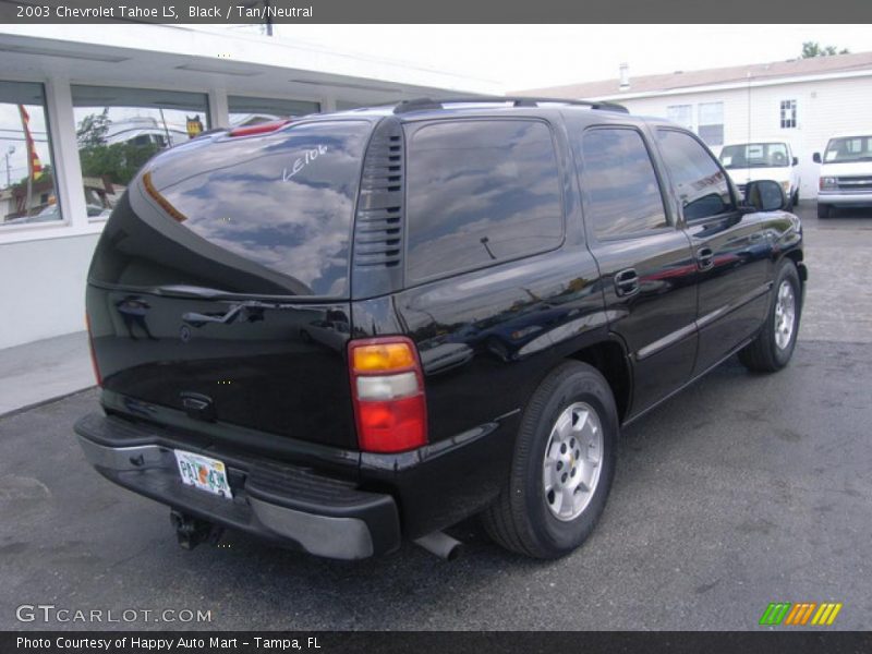 Black / Tan/Neutral 2003 Chevrolet Tahoe LS
