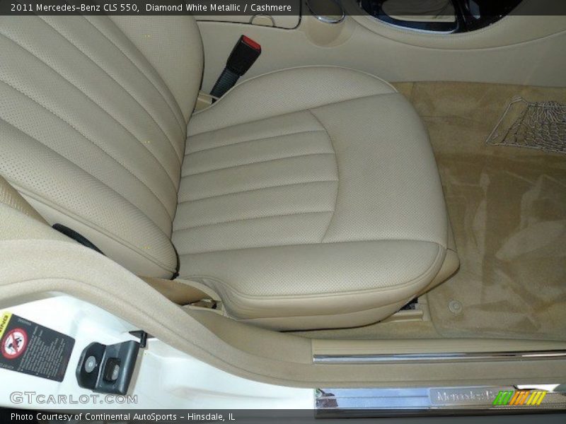 Front Seat of 2011 CLS 550