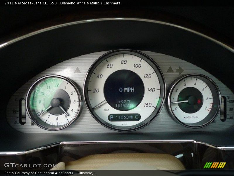  2011 CLS 550 550 Gauges