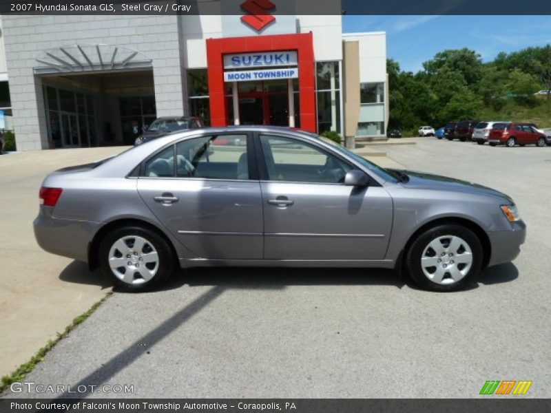 Steel Gray / Gray 2007 Hyundai Sonata GLS