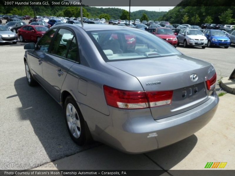 Steel Gray / Gray 2007 Hyundai Sonata GLS