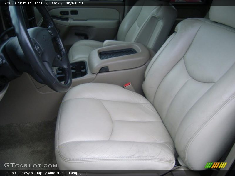 Black / Tan/Neutral 2003 Chevrolet Tahoe LS