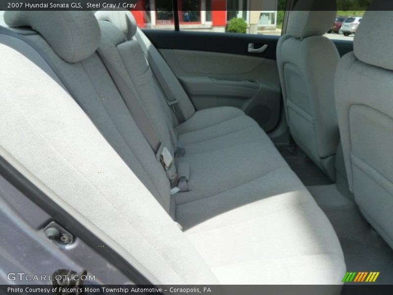 Steel Gray / Gray 2007 Hyundai Sonata GLS