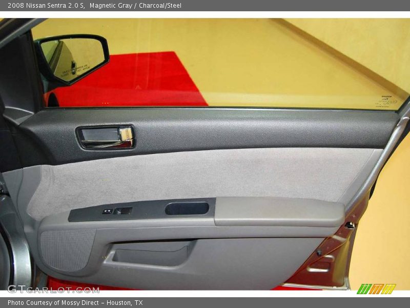 Magnetic Gray / Charcoal/Steel 2008 Nissan Sentra 2.0 S