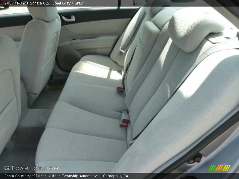 Steel Gray / Gray 2007 Hyundai Sonata GLS