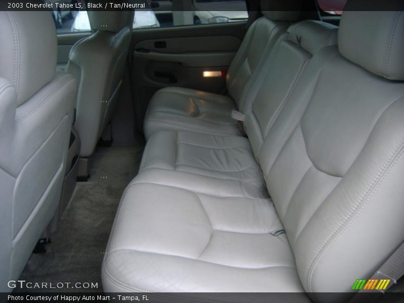 Black / Tan/Neutral 2003 Chevrolet Tahoe LS