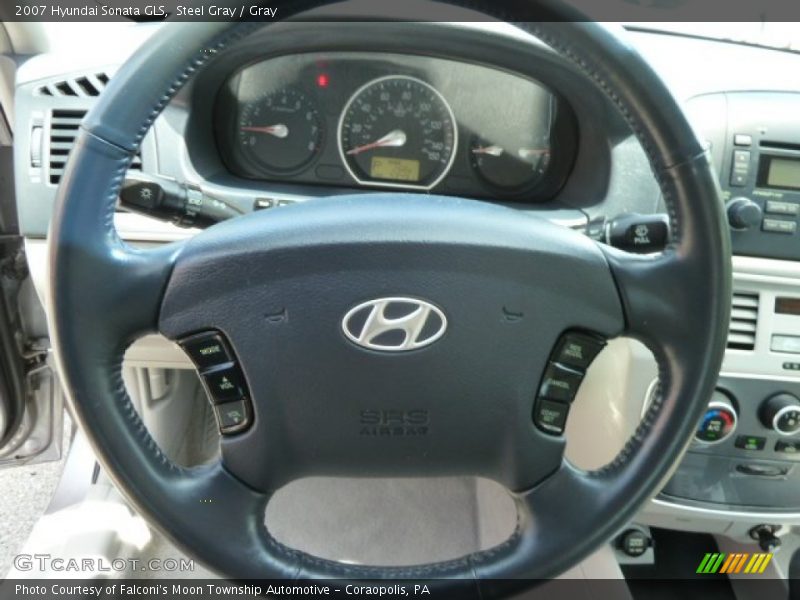 Steel Gray / Gray 2007 Hyundai Sonata GLS