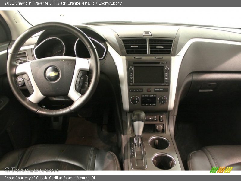 Black Granite Metallic / Ebony/Ebony 2011 Chevrolet Traverse LT