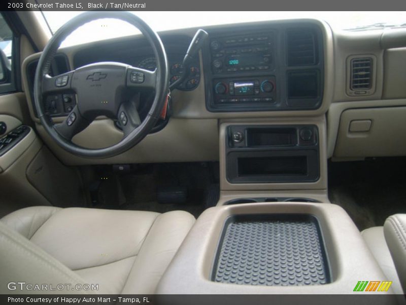 Black / Tan/Neutral 2003 Chevrolet Tahoe LS