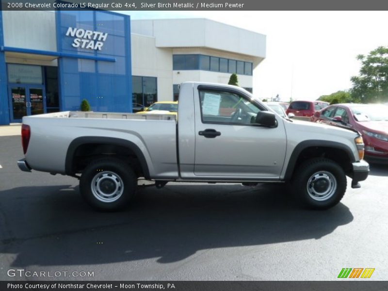 Silver Birch Metallic / Medium Pewter 2008 Chevrolet Colorado LS Regular Cab 4x4