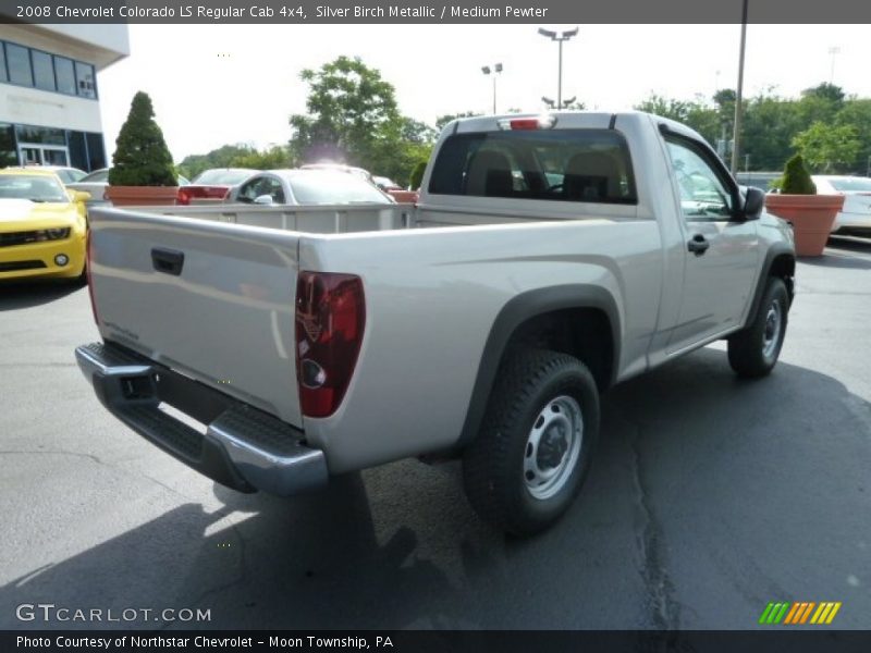 Silver Birch Metallic / Medium Pewter 2008 Chevrolet Colorado LS Regular Cab 4x4