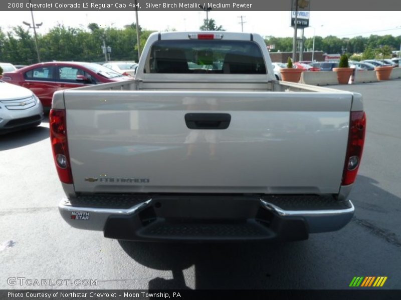 Silver Birch Metallic / Medium Pewter 2008 Chevrolet Colorado LS Regular Cab 4x4