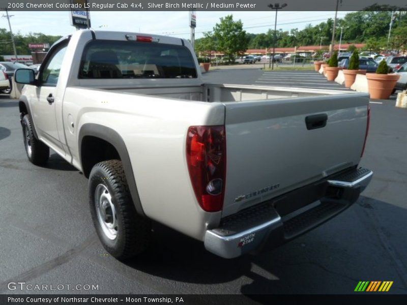 Silver Birch Metallic / Medium Pewter 2008 Chevrolet Colorado LS Regular Cab 4x4