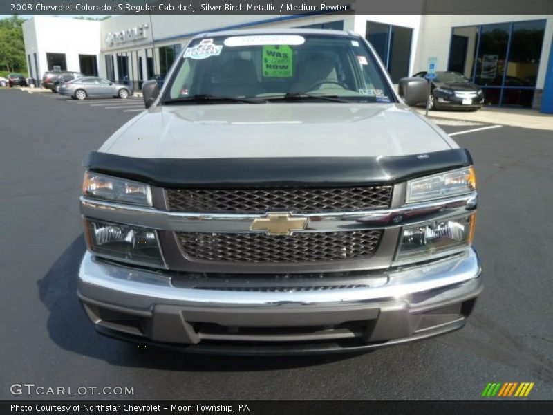 Silver Birch Metallic / Medium Pewter 2008 Chevrolet Colorado LS Regular Cab 4x4