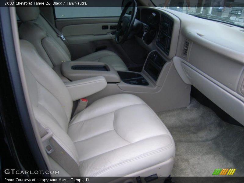 Black / Tan/Neutral 2003 Chevrolet Tahoe LS