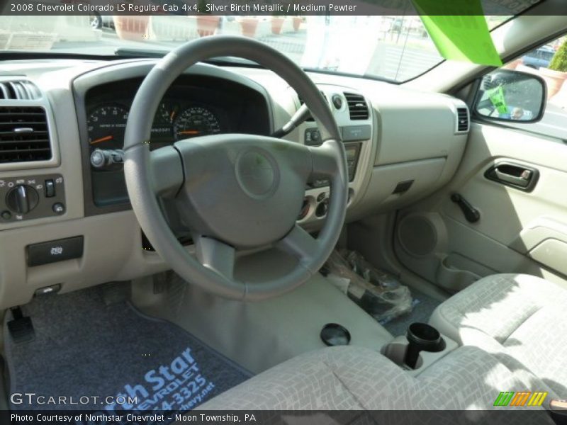 Silver Birch Metallic / Medium Pewter 2008 Chevrolet Colorado LS Regular Cab 4x4