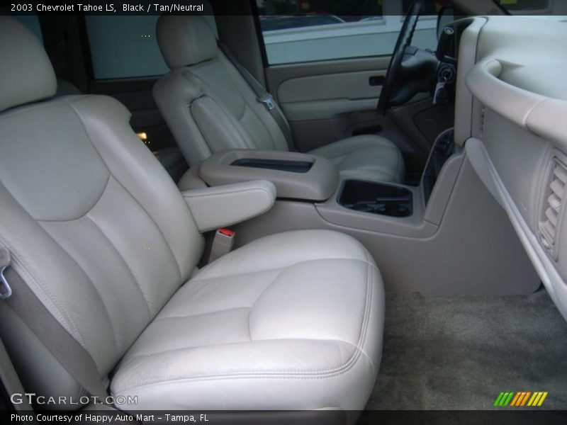 Black / Tan/Neutral 2003 Chevrolet Tahoe LS