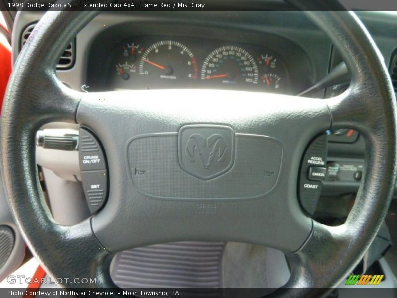 Flame Red / Mist Gray 1998 Dodge Dakota SLT Extended Cab 4x4