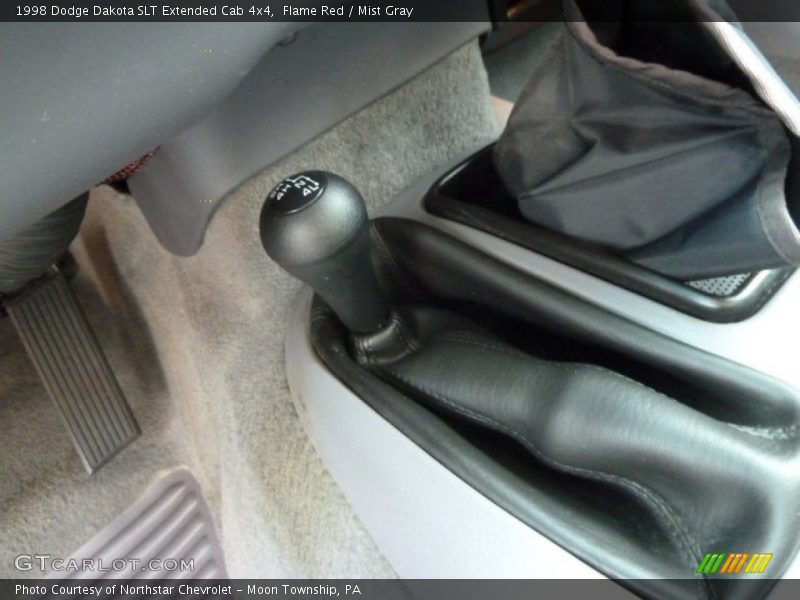 Flame Red / Mist Gray 1998 Dodge Dakota SLT Extended Cab 4x4
