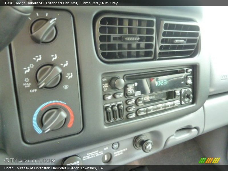 Flame Red / Mist Gray 1998 Dodge Dakota SLT Extended Cab 4x4