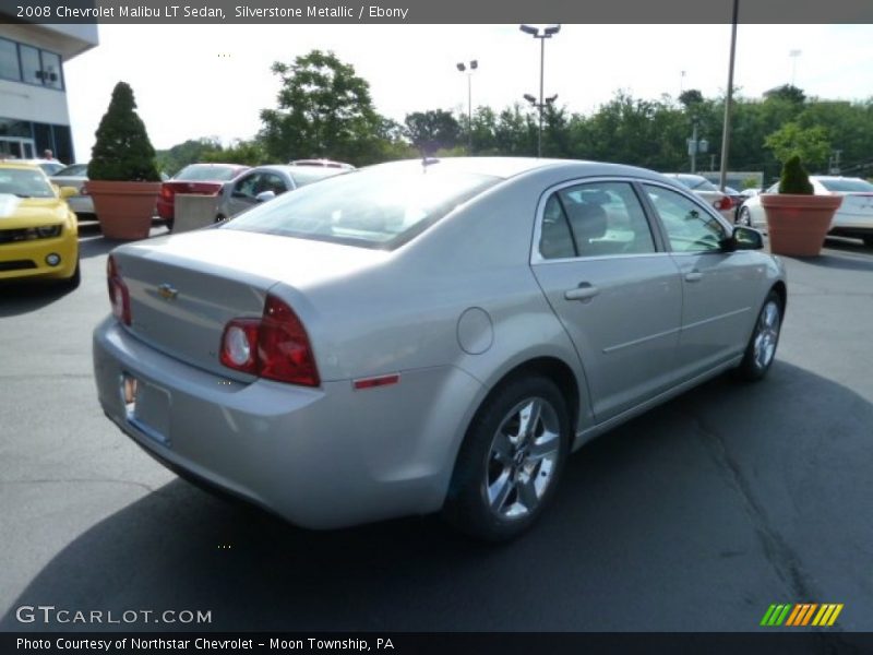 Silverstone Metallic / Ebony 2008 Chevrolet Malibu LT Sedan