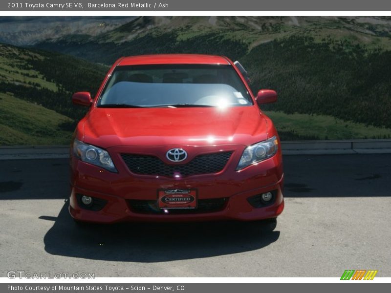 Barcelona Red Metallic / Ash 2011 Toyota Camry SE V6