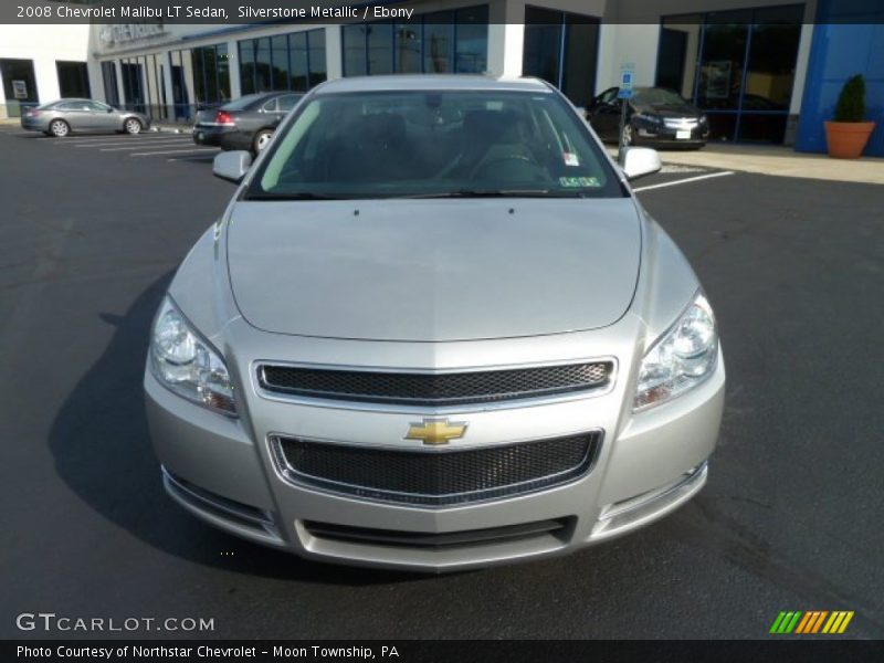 Silverstone Metallic / Ebony 2008 Chevrolet Malibu LT Sedan