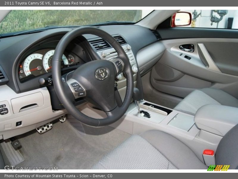 Barcelona Red Metallic / Ash 2011 Toyota Camry SE V6