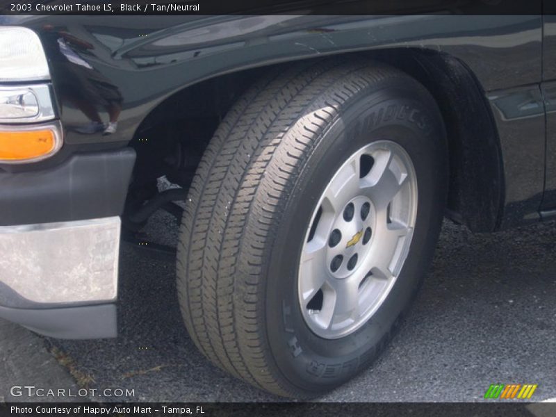 Black / Tan/Neutral 2003 Chevrolet Tahoe LS