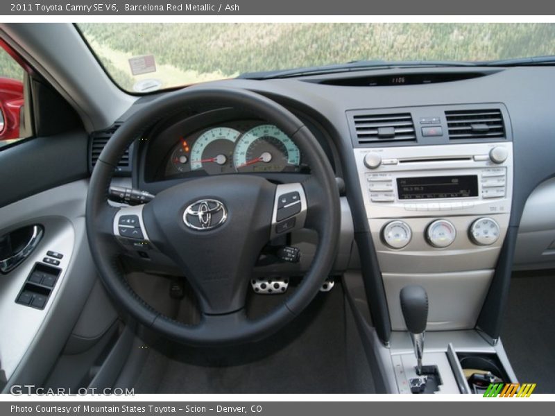 Barcelona Red Metallic / Ash 2011 Toyota Camry SE V6