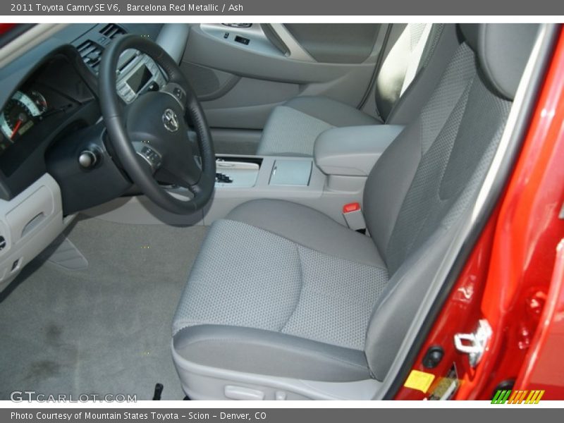 Barcelona Red Metallic / Ash 2011 Toyota Camry SE V6