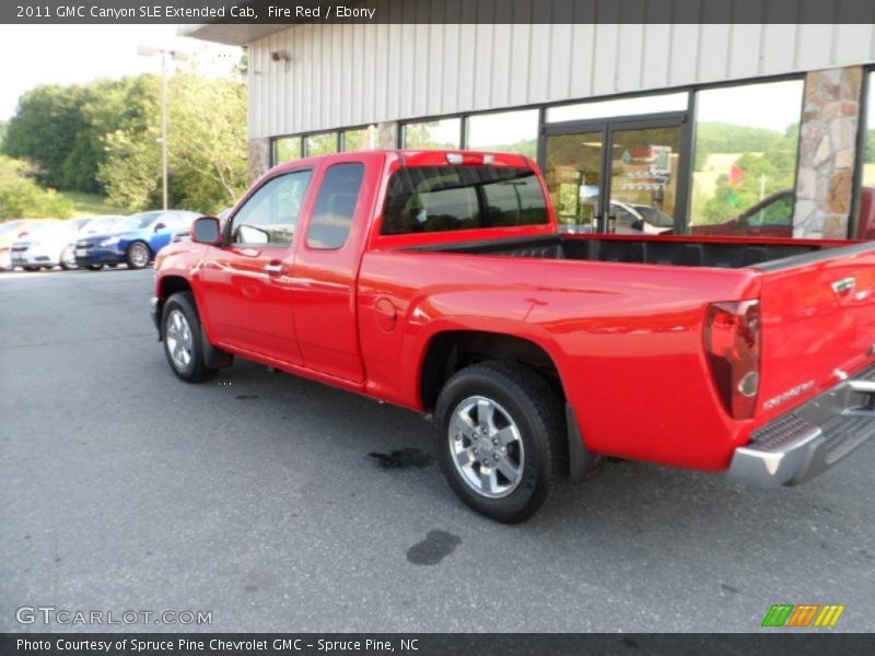 Fire Red / Ebony 2011 GMC Canyon SLE Extended Cab