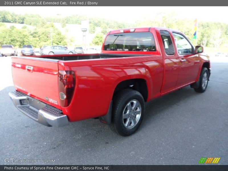 Fire Red / Ebony 2011 GMC Canyon SLE Extended Cab
