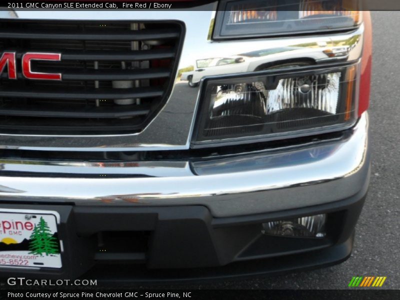 Fire Red / Ebony 2011 GMC Canyon SLE Extended Cab