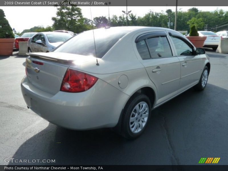 Gold Mist Metallic / Ebony 2009 Chevrolet Cobalt LT Sedan