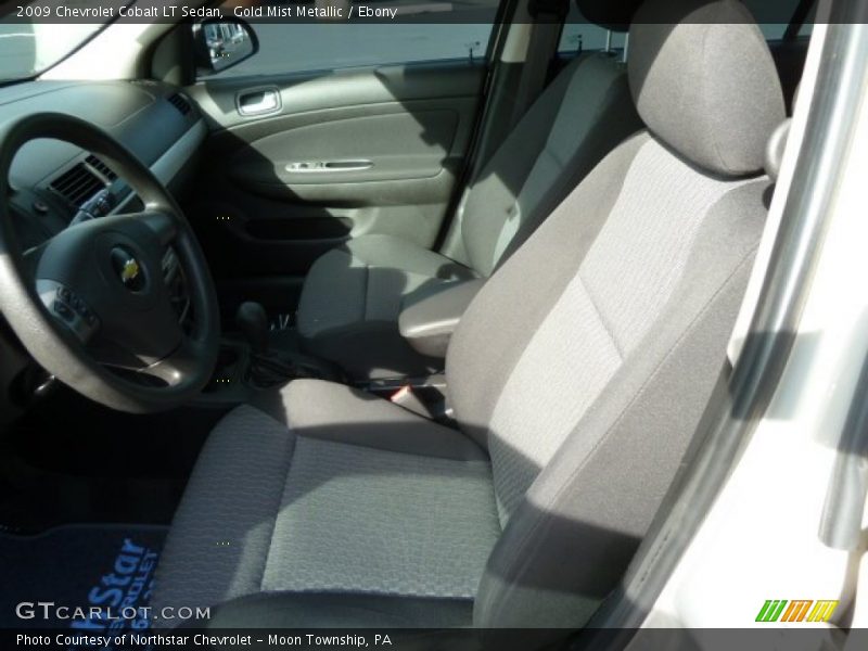 Gold Mist Metallic / Ebony 2009 Chevrolet Cobalt LT Sedan