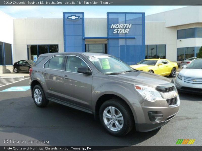 Mocha Steel Metallic / Jet Black/Light Titanium 2010 Chevrolet Equinox LS