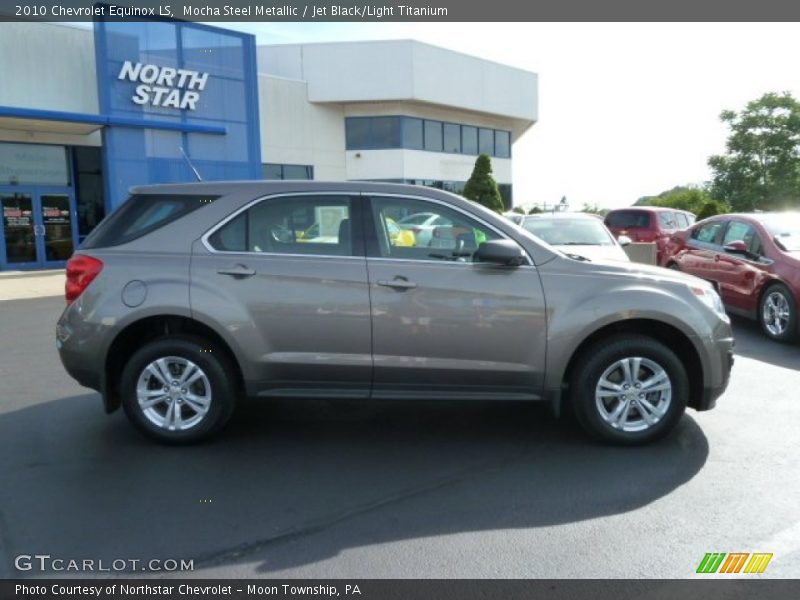 Mocha Steel Metallic / Jet Black/Light Titanium 2010 Chevrolet Equinox LS