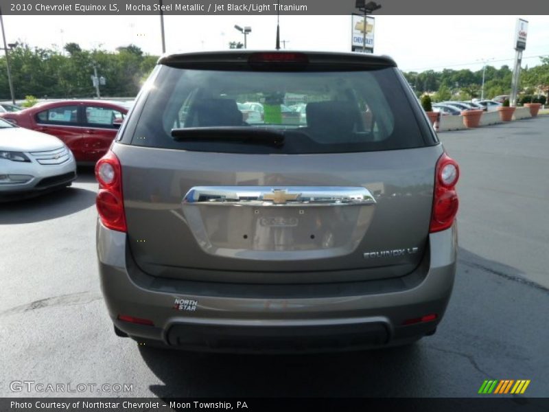 Mocha Steel Metallic / Jet Black/Light Titanium 2010 Chevrolet Equinox LS