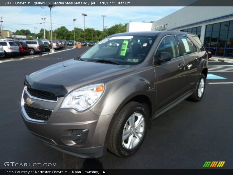Mocha Steel Metallic / Jet Black/Light Titanium 2010 Chevrolet Equinox LS