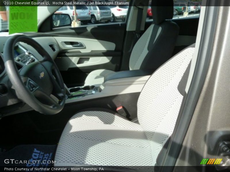 Mocha Steel Metallic / Jet Black/Light Titanium 2010 Chevrolet Equinox LS