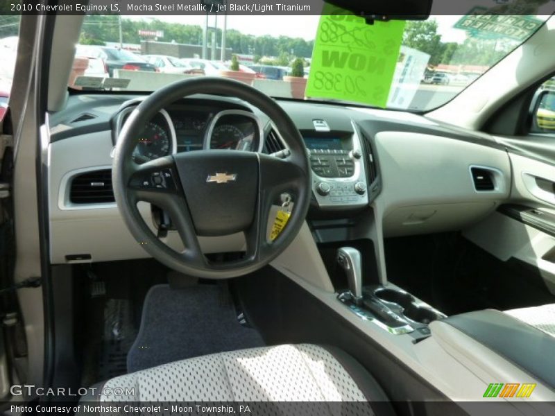 Mocha Steel Metallic / Jet Black/Light Titanium 2010 Chevrolet Equinox LS