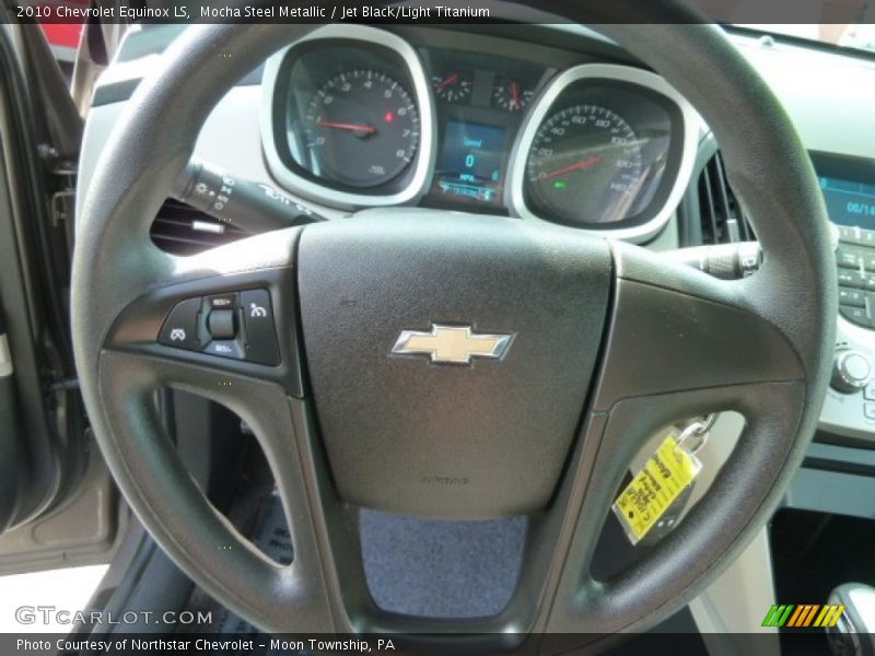 Mocha Steel Metallic / Jet Black/Light Titanium 2010 Chevrolet Equinox LS