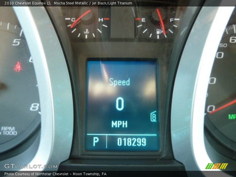 Mocha Steel Metallic / Jet Black/Light Titanium 2010 Chevrolet Equinox LS