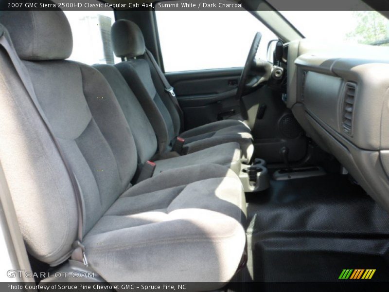  2007 Sierra 2500HD Classic Regular Cab 4x4 Dark Charcoal Interior