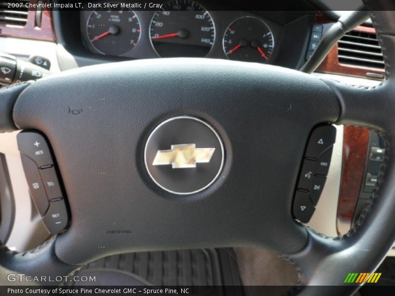 Dark Silver Metallic / Gray 2007 Chevrolet Impala LT