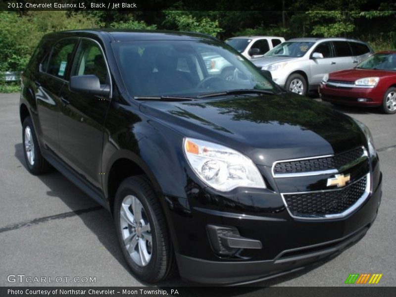 Black / Jet Black 2012 Chevrolet Equinox LS