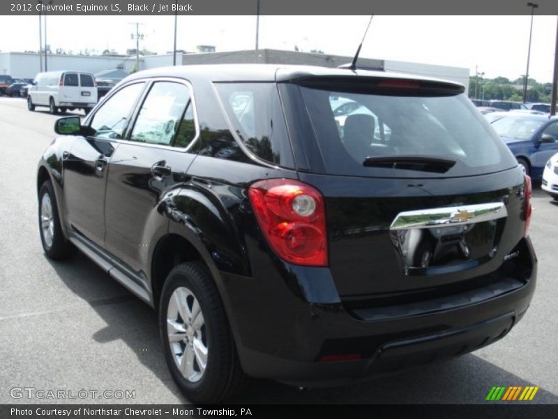 Black / Jet Black 2012 Chevrolet Equinox LS